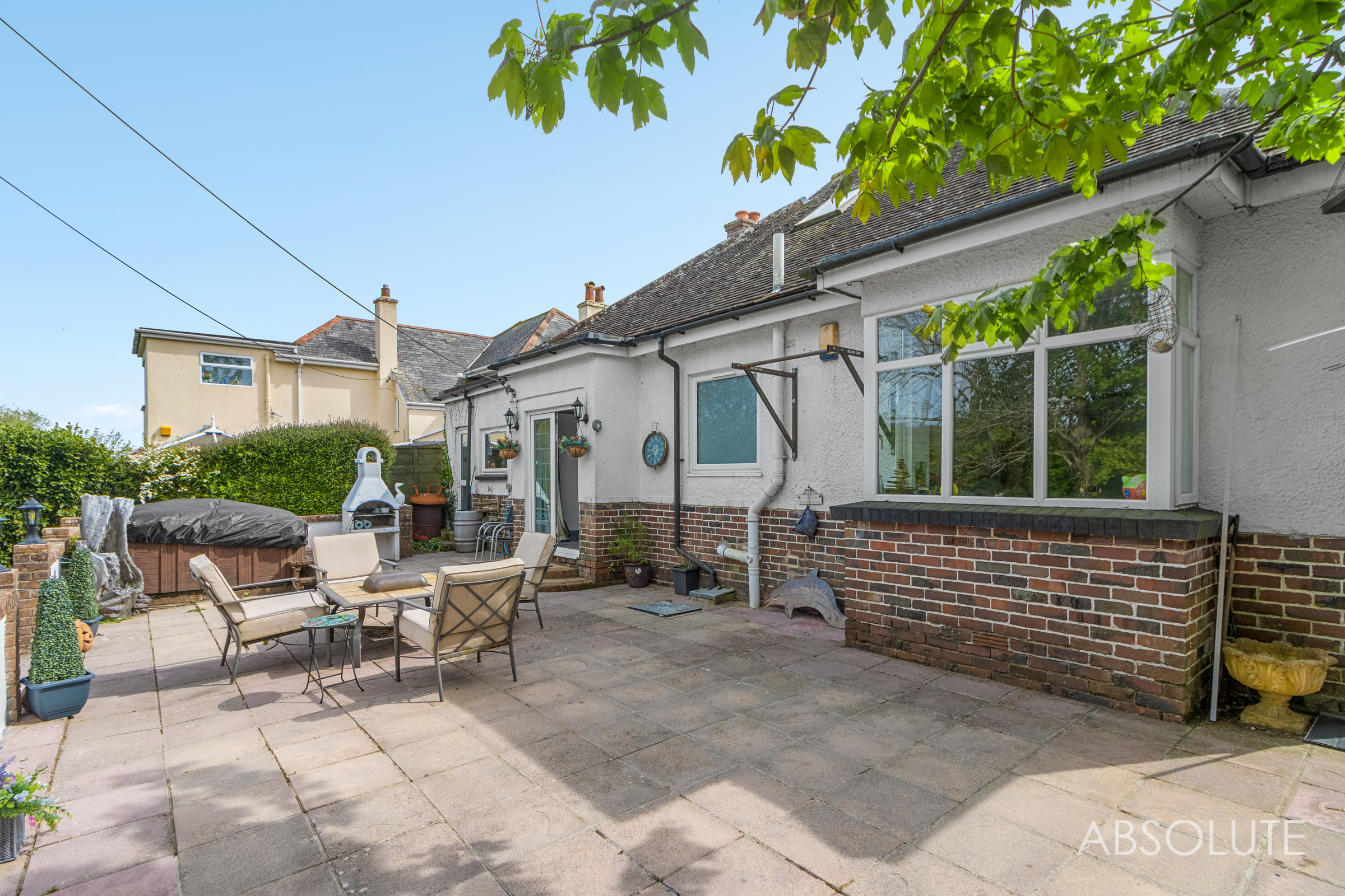 Rear patio