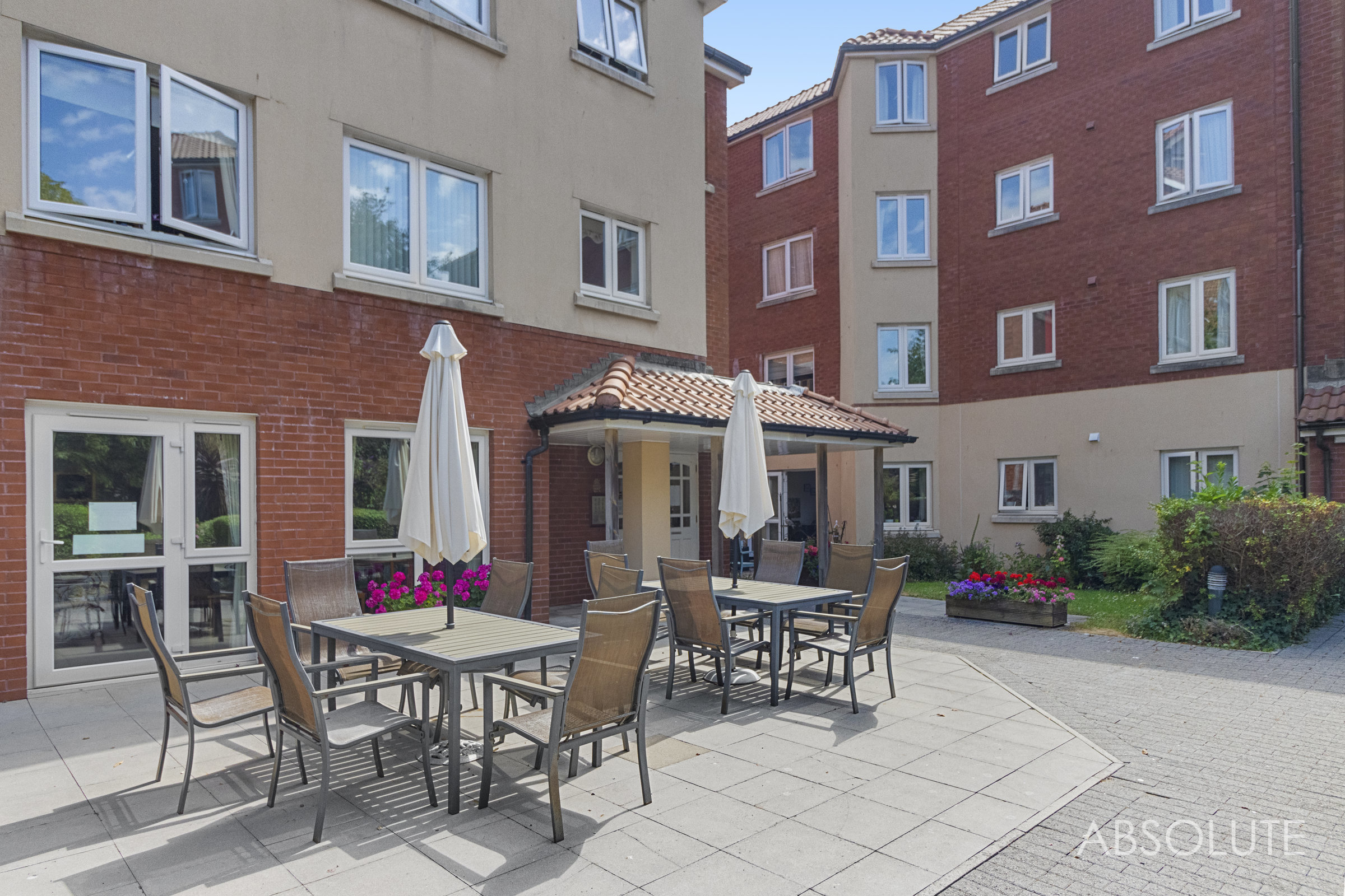 Communal patio