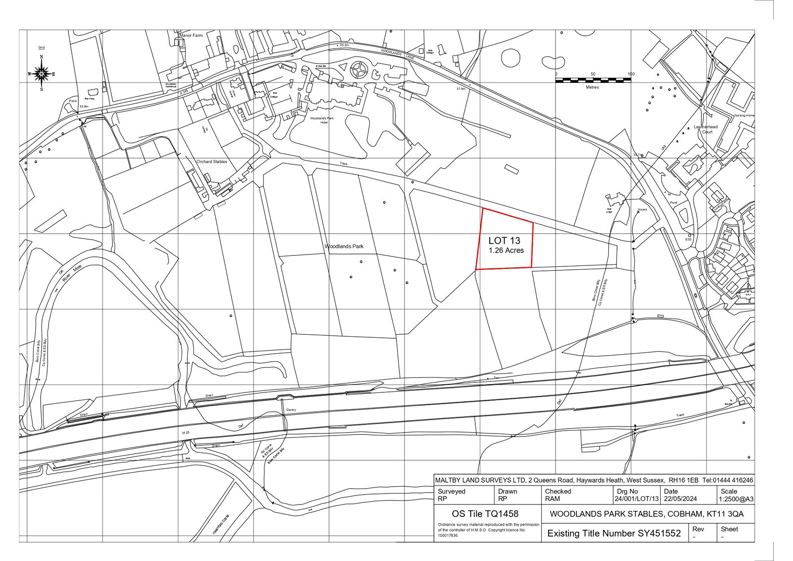 Woodlands Lane, Stoke d'Abernon, Cobham, Surrey, KT11