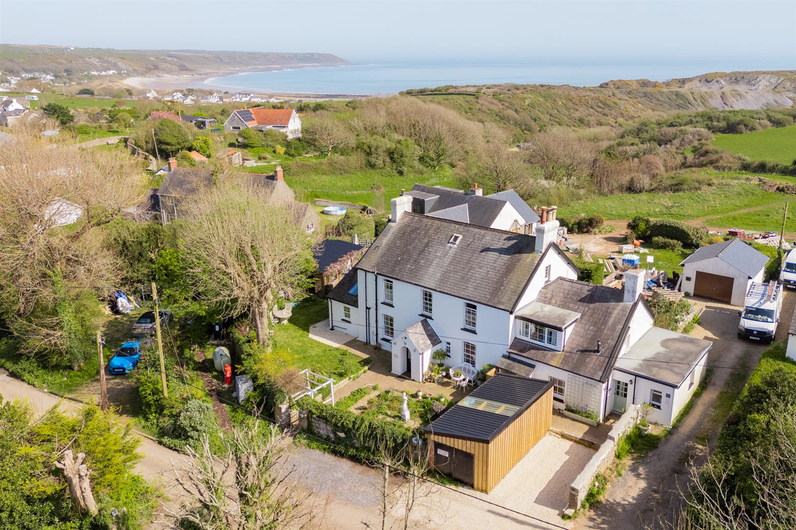 Milan House & Cottage, Overton Lane, Port Eynon, Swansea