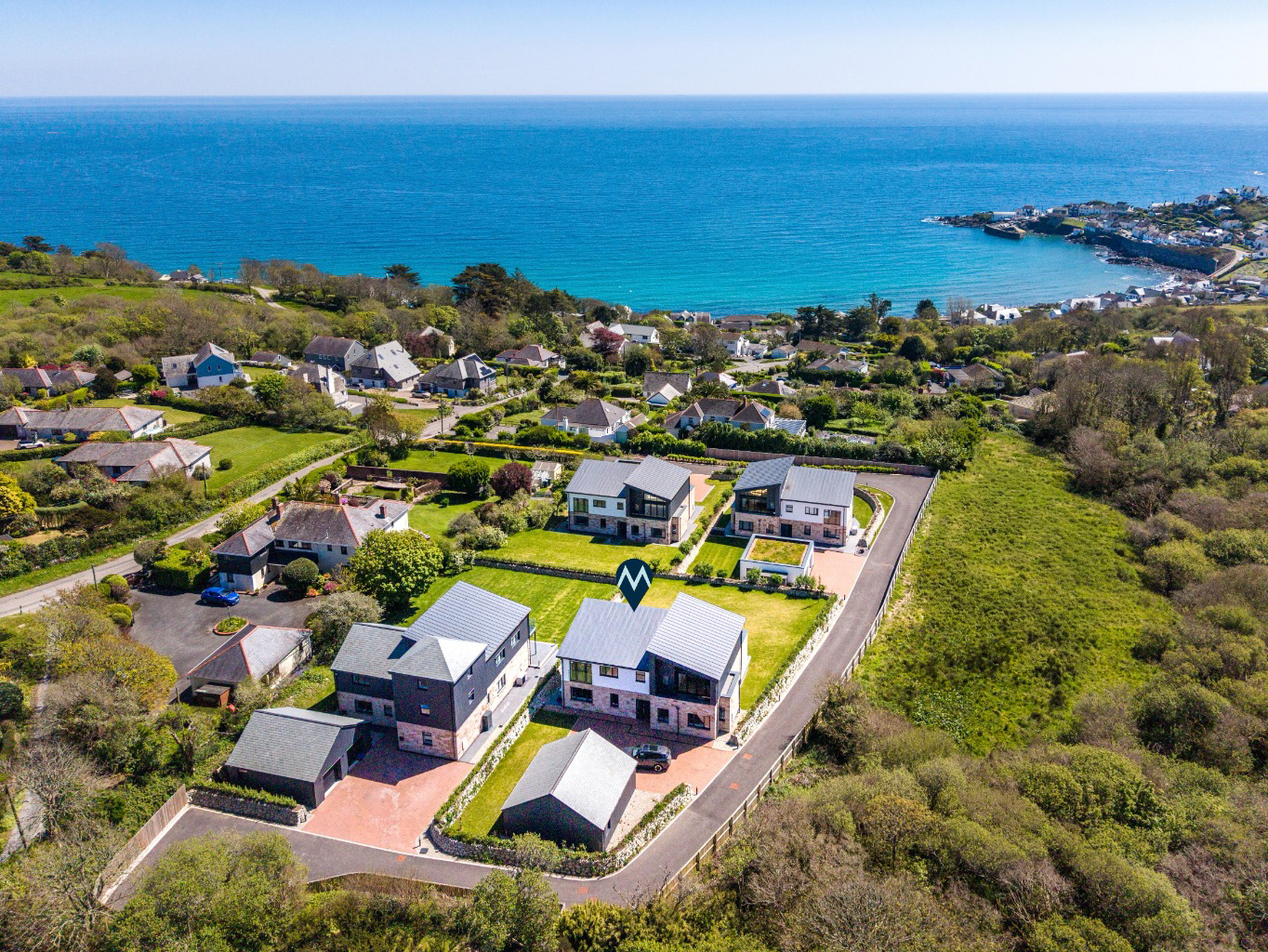 Coverack, Detached new build home with views