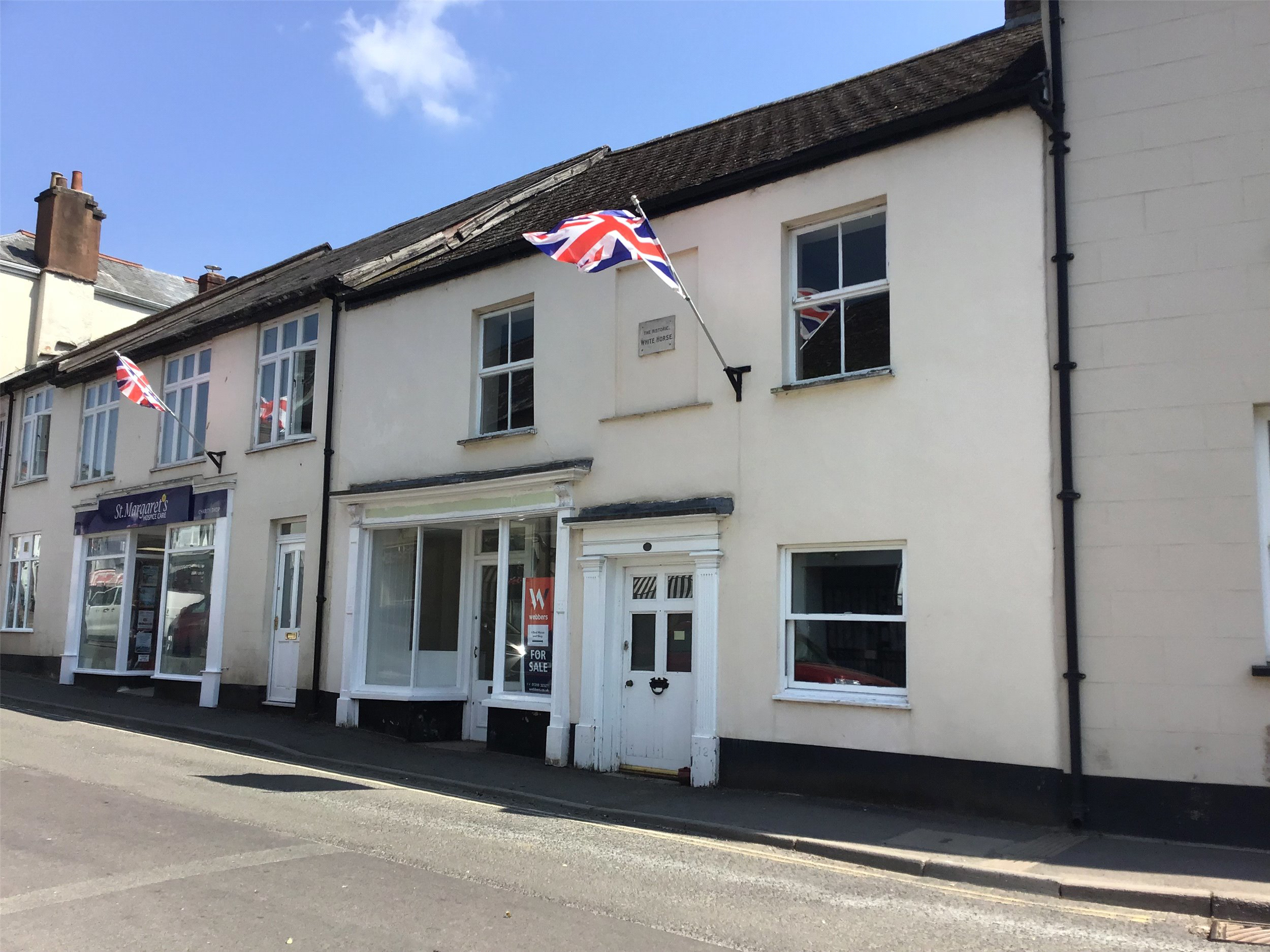 High Street & Shop, Exmoor National Park, Dulverton, Somerset, TA22