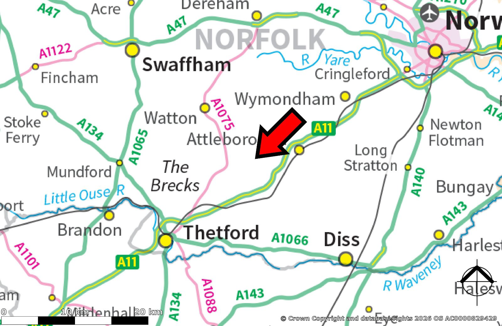 Watton Road, Shropham, Attleborough, Norfolk, NR17, photo 48