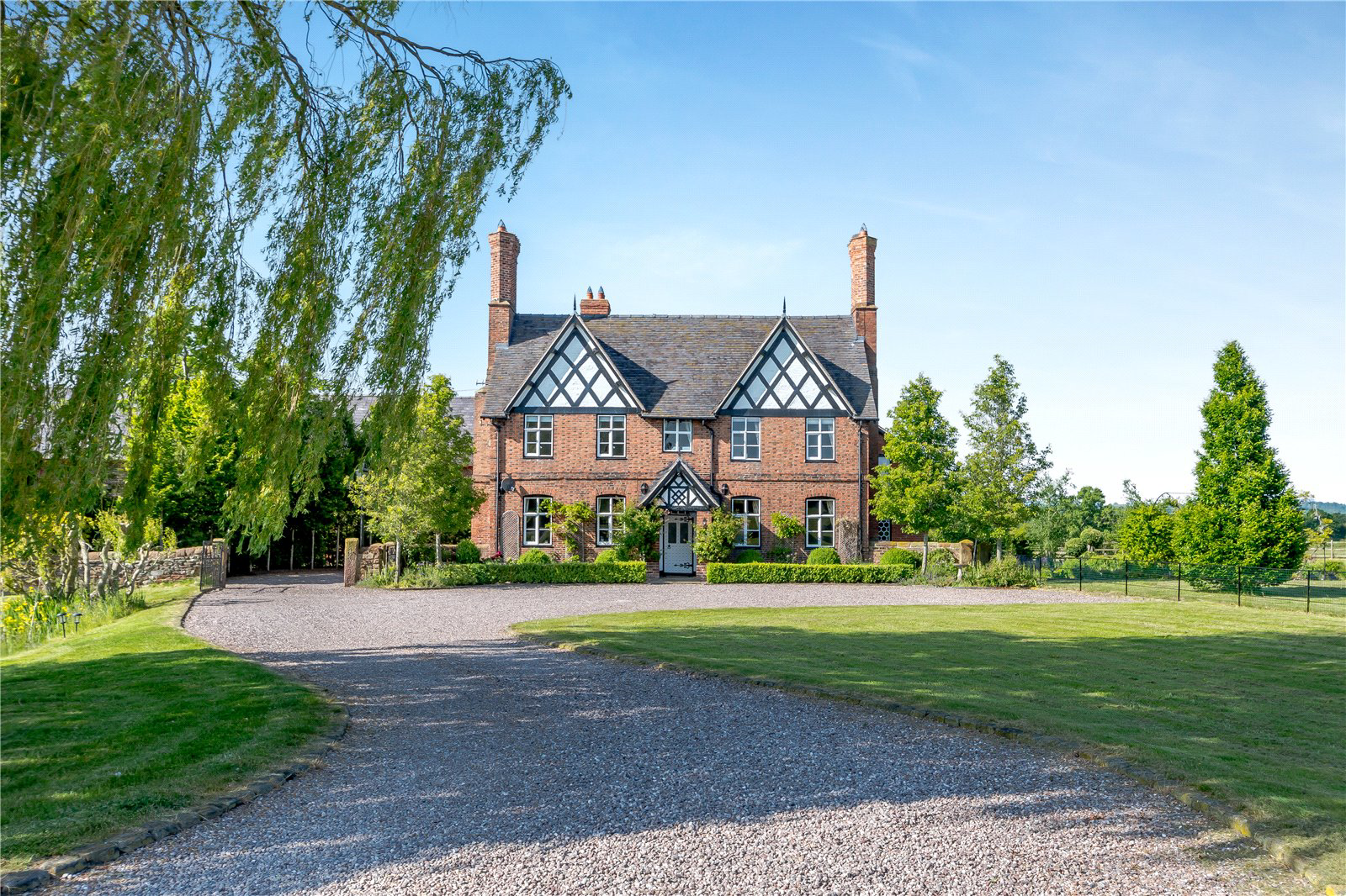Near Tarporley, A Fully Restored Period Farmhouse, With Stunning Views and Land, CH3