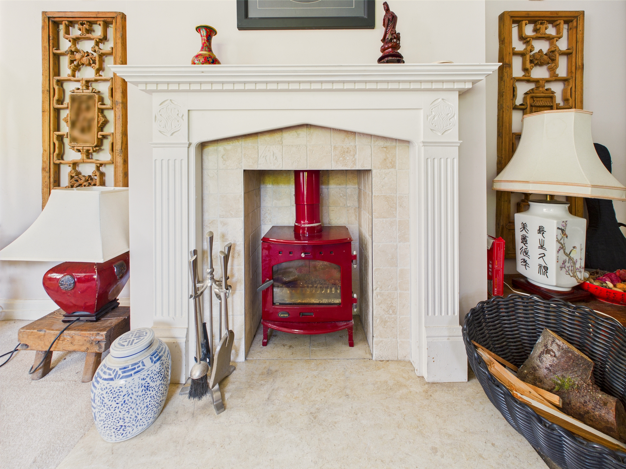 fireplace