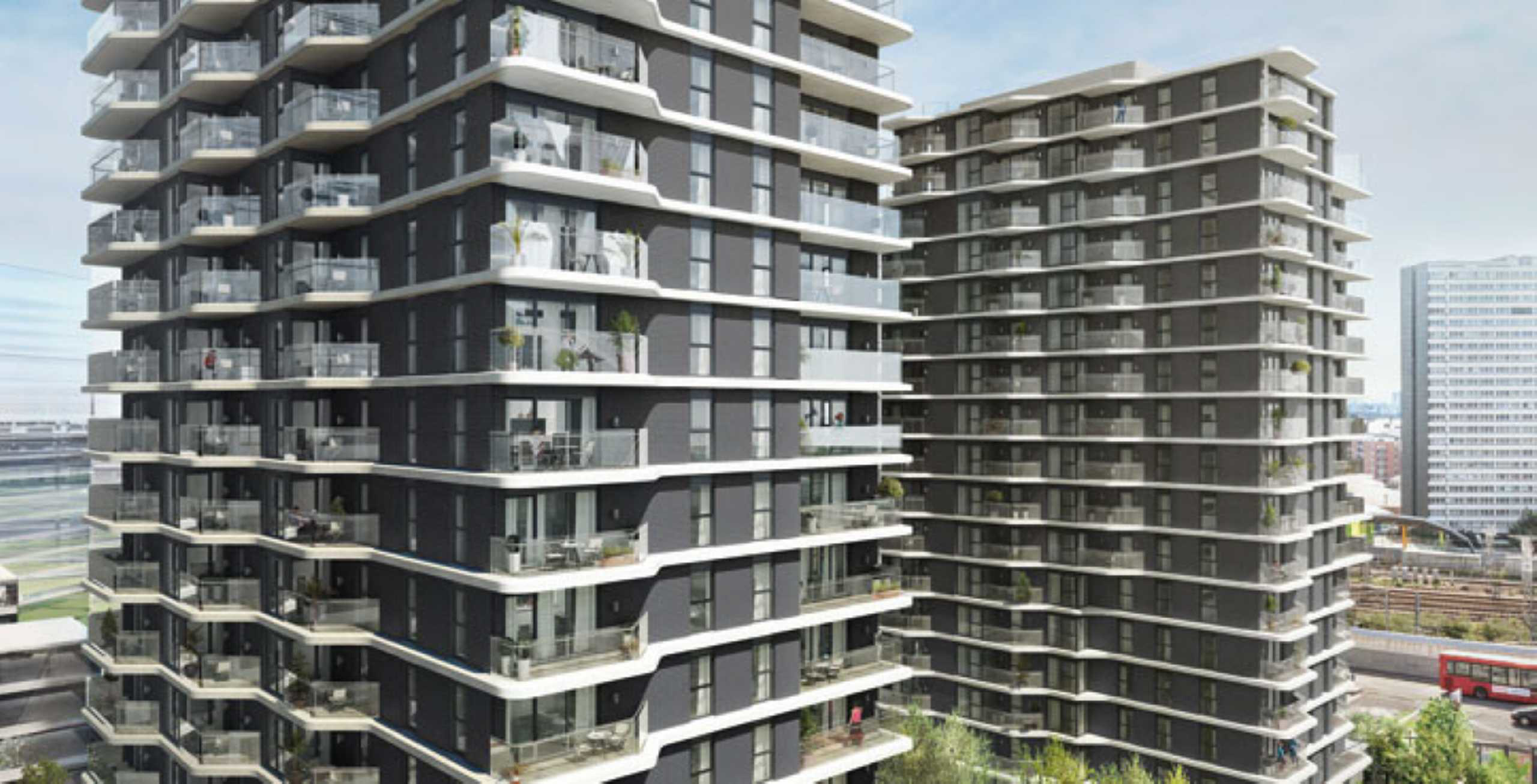 Glasshouse Gardens, Stratford, London, E15