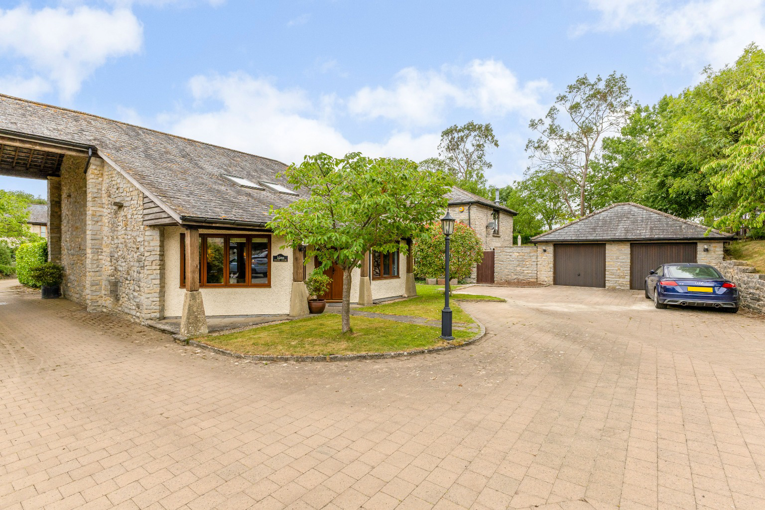Rural barn conversion, Pylle, between Wells and Castle Cary