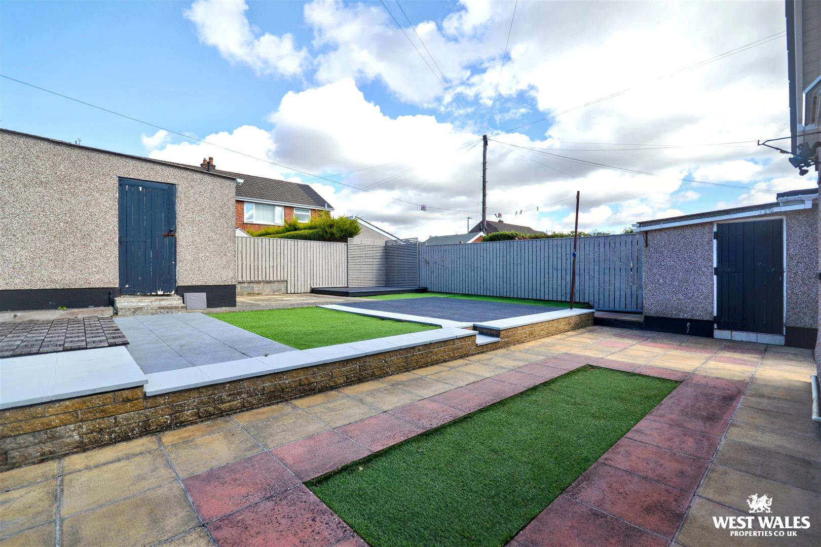 Rear garden
