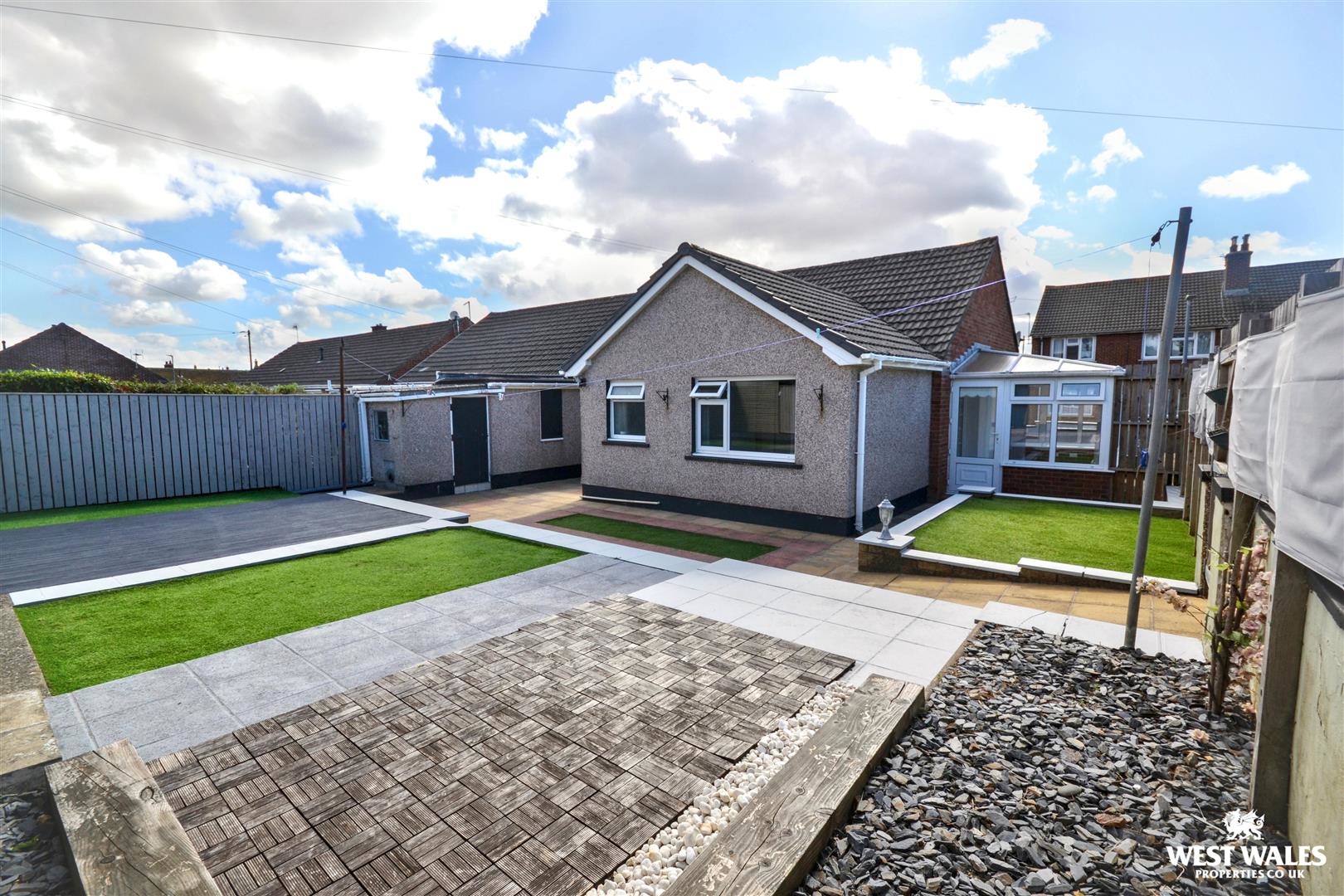 Rear garden