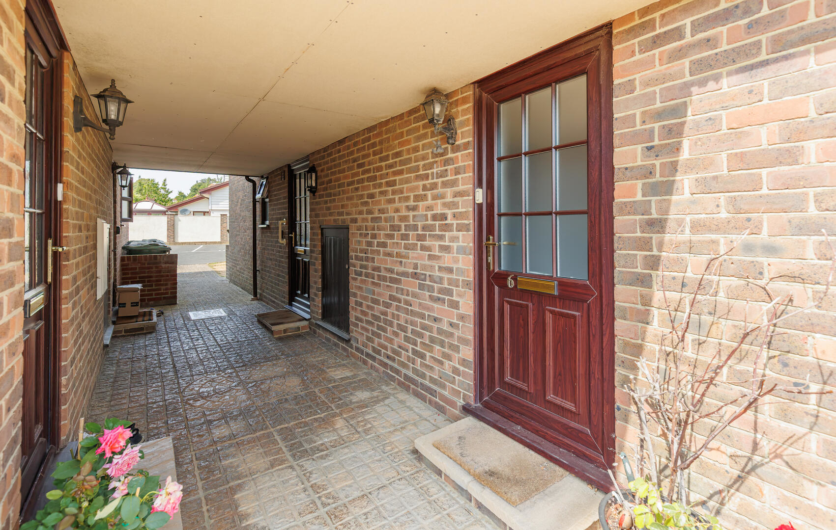 Covered Entrance Lobby