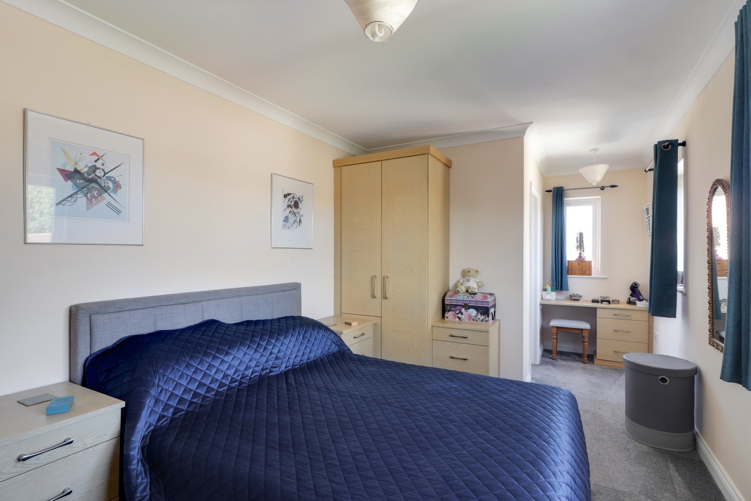 Bedroom 1 with dressing area and ensuite