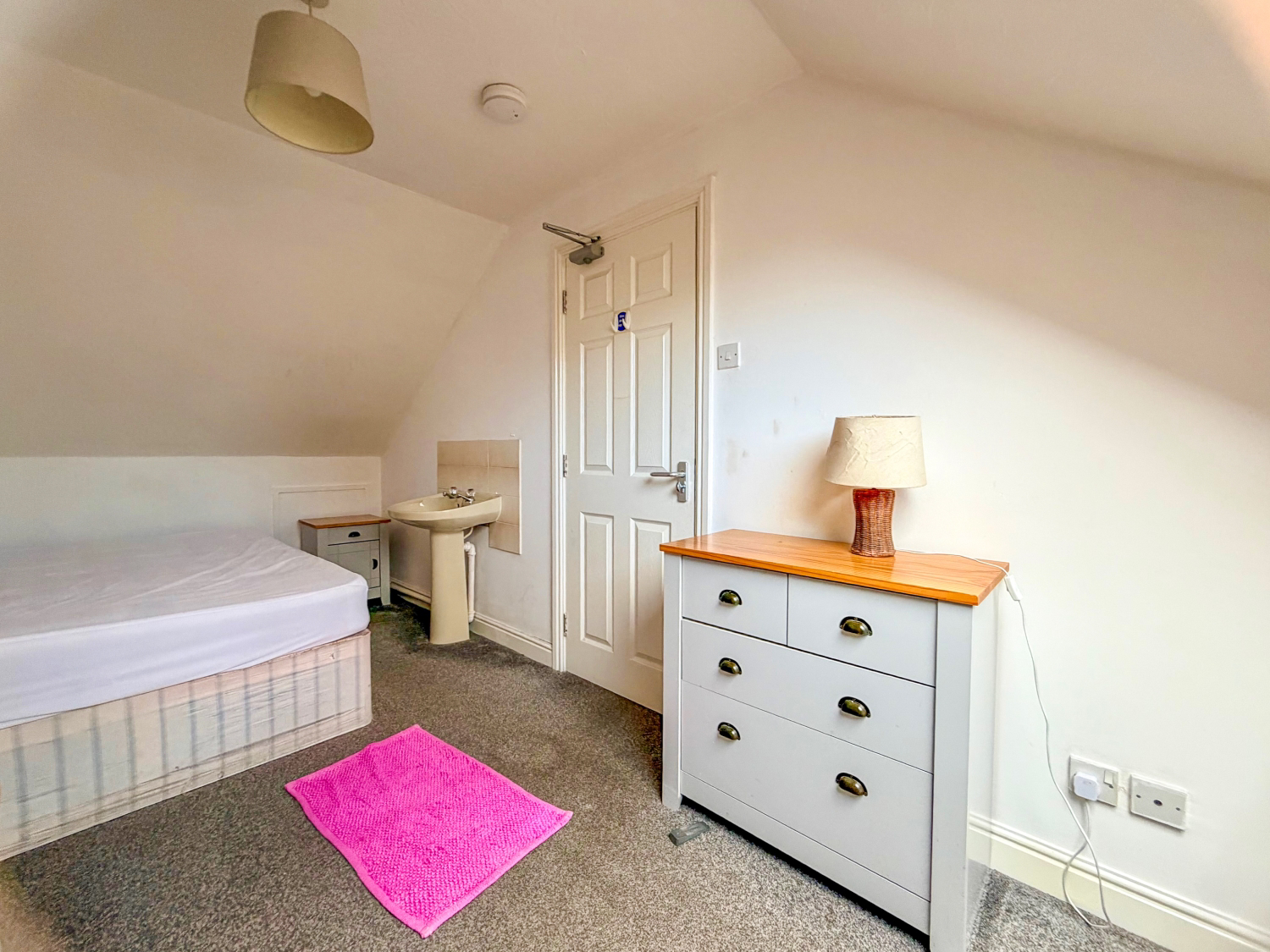 sink in bedroom