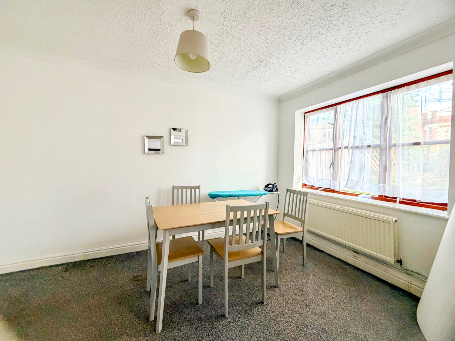 dining area with direct access from kitchen