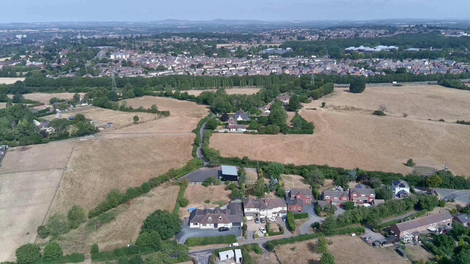 Fiends view from Whittington to Worcester City
