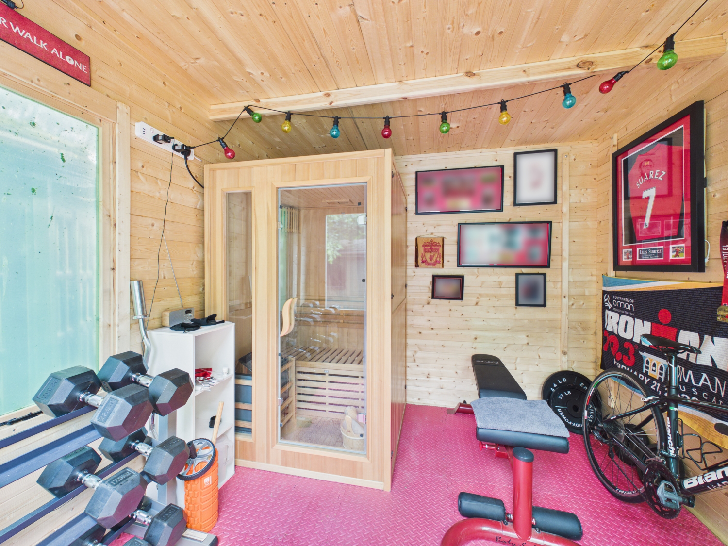 Mini Gym and Sauna