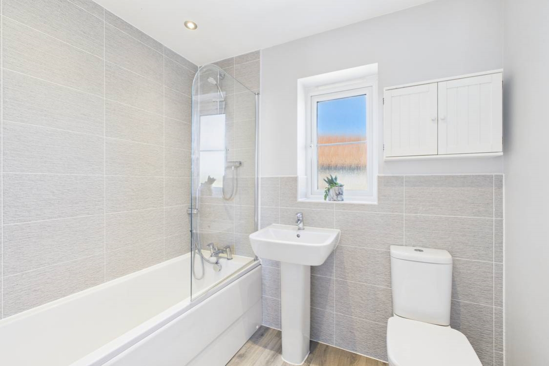 Not to be left out the bathroom has its own window allowing natural light and fresh in 