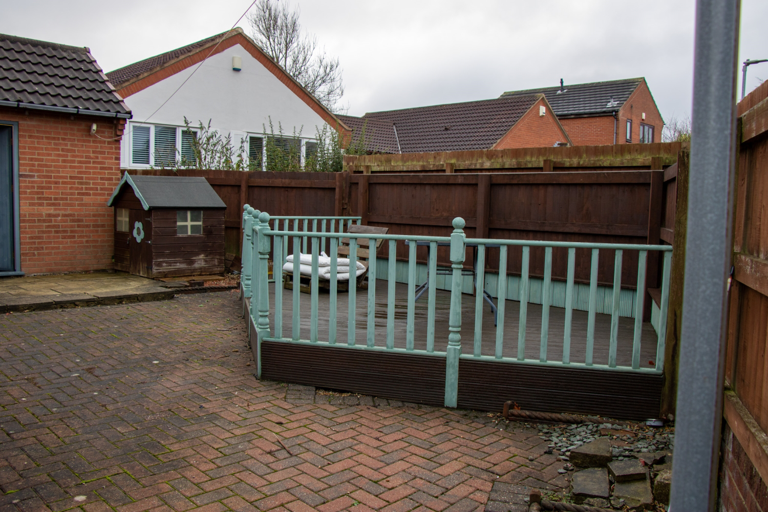 Decked area