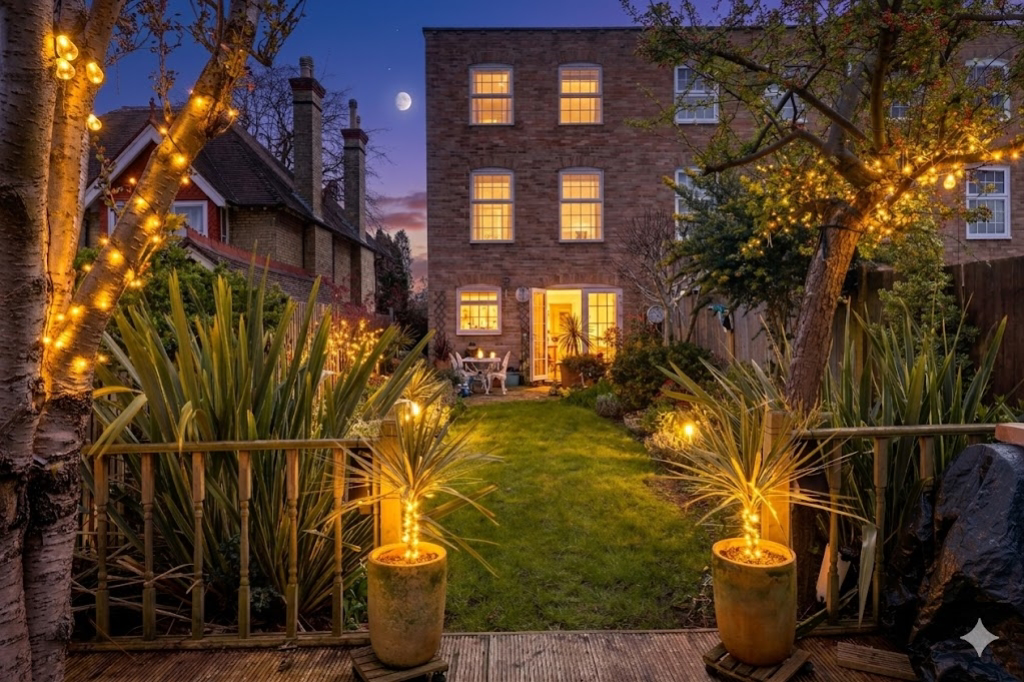 4-bedroom townhouse with a beautiful garden in Bromley