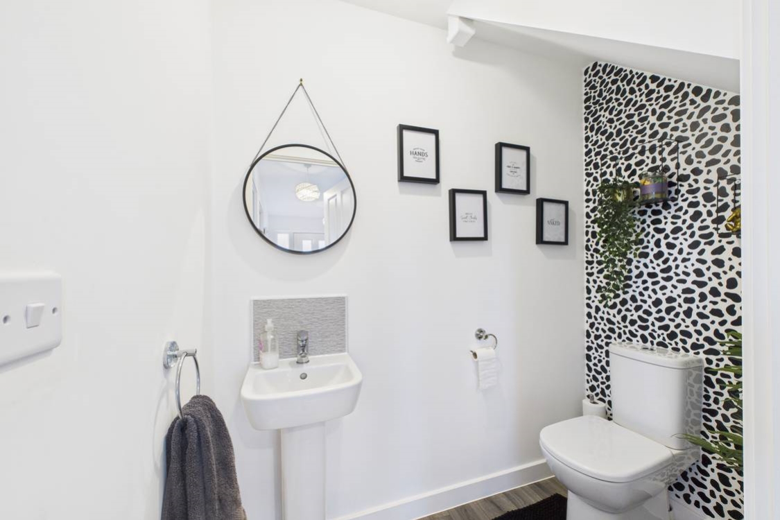 Practical but also stylish and eye catching this downstairs WC is more that just your average WC