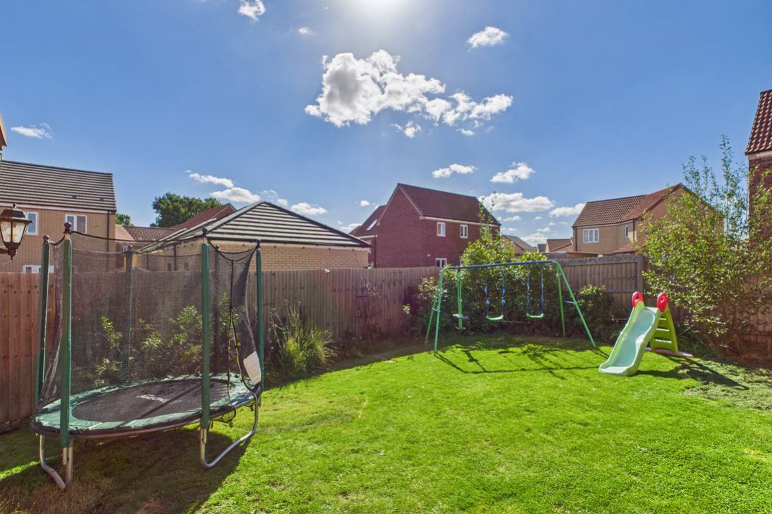 A low maintenance garden with side access making this perfect for the children to play in walk the dog through the side gate or summer bbqs with friends