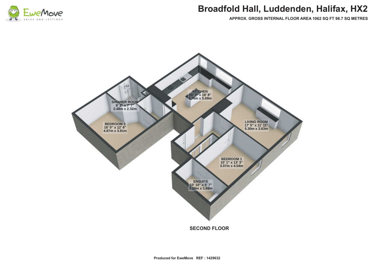 Penthouse, Broadfold Hall, Luddenden, photo 30