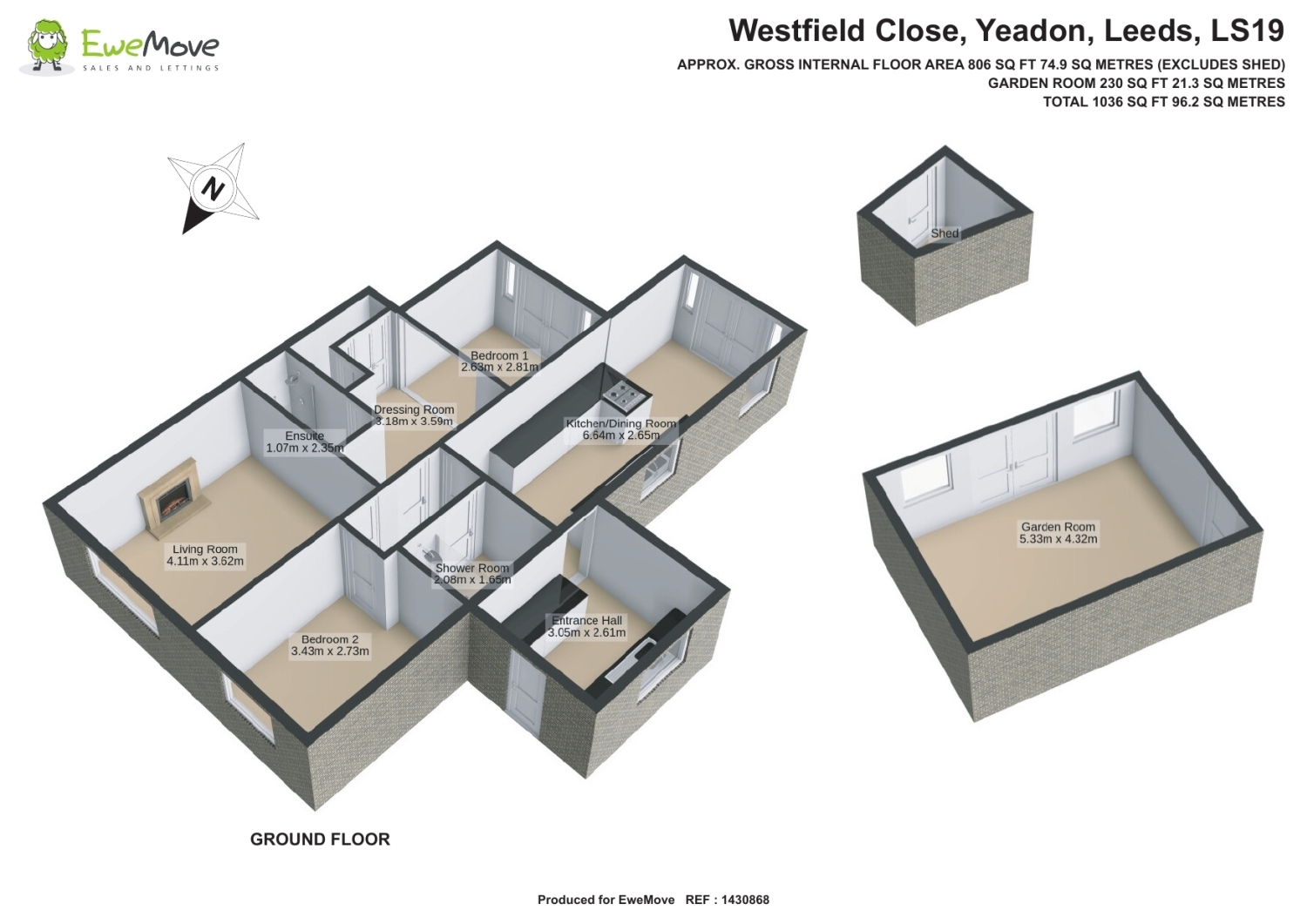 Westfield Close, Yeadon, Leeds, LS19 7NN, photo 19