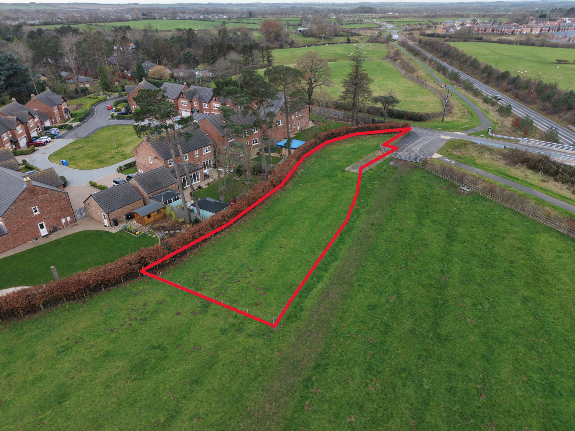Land North West Of Fulbeck Grange, Morpeth, Northumberland