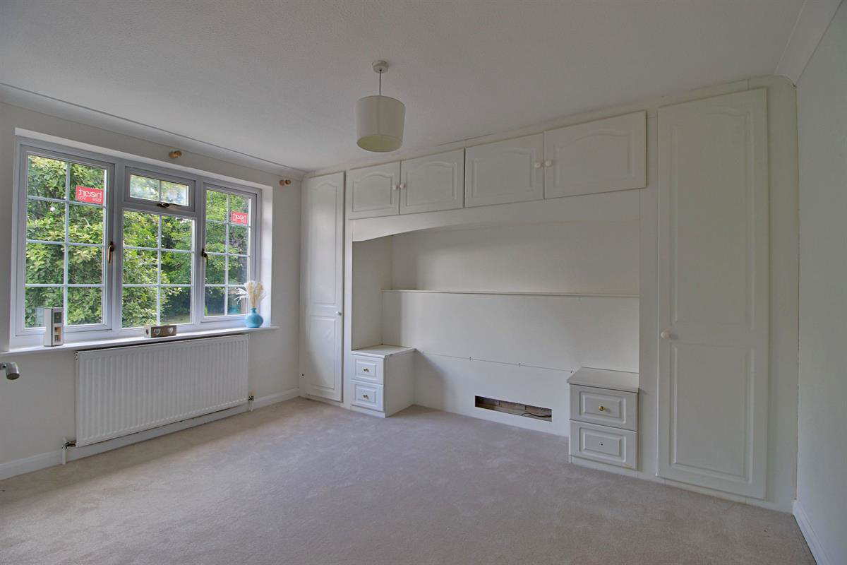 Master Bedroom, with more built in storage to the right